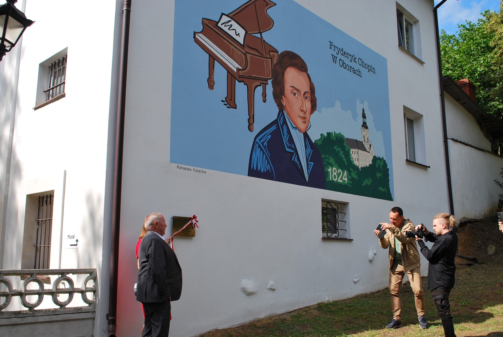 Obory Mural Ku Pamięci Obecności Fryderyka Chopina